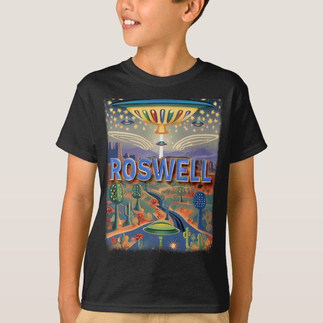 Roswell New Mexico Nm Extraterrestrial Encounter S T-Shirt (Vorderseite)