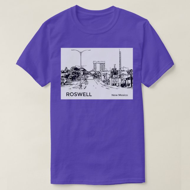 Roswell New Mexico TShirt (Design vorne)
