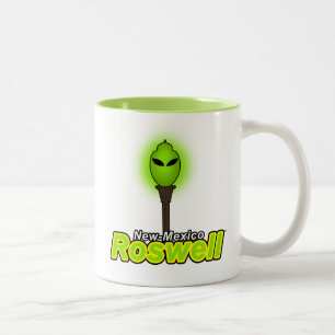 Roswell Stadt New-Mexiko Zweifarbige Tasse