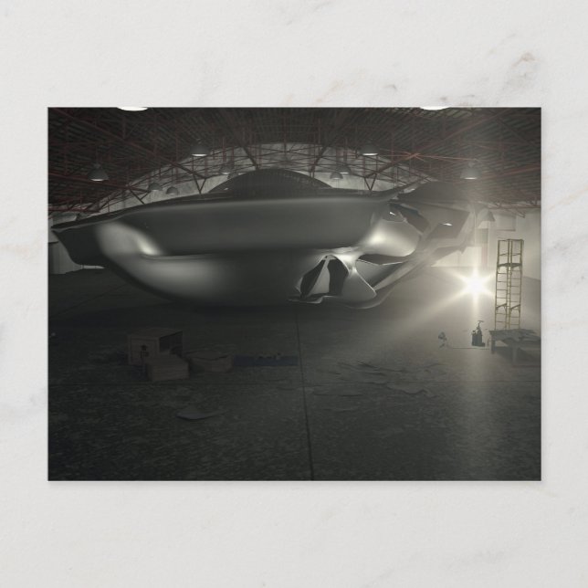 Roswell UFO-Hangar-Postkarte Postkarte (Vorderseite)