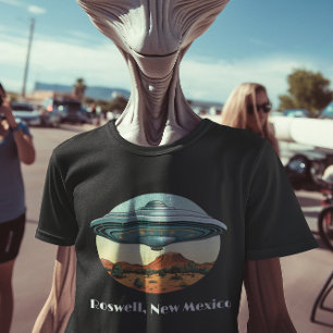 Roswell UFO Weltraumschiff New Mexico T-Shirt