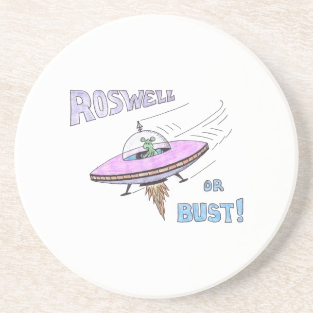 ROSWELL Untersetzer (weiß) (Vorne)