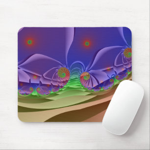 Roswellische Landschaft   Rainbow Fraktal Art Mousepad