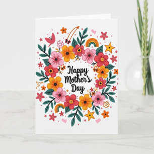 Rosy Botanische Mutterkarte Karte