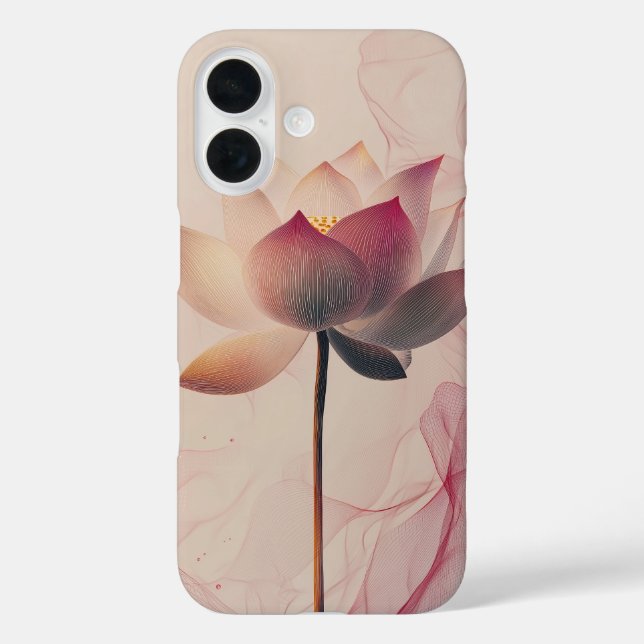 Rosy Illusion Bloom Case-Mate iPhone Hülle (Rückseite)