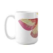 Rosy Maple Moth Sticker