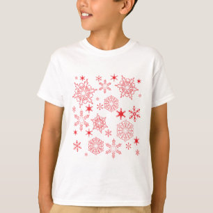 Rosy Snowflakes T-Shirt