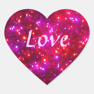 'Rosy Sparkle' Liebe Stickers