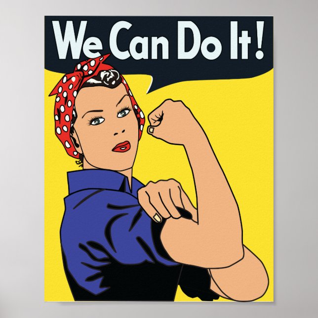 Rosy The Riveter Poster (Vorne)