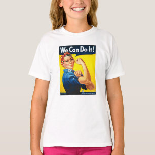 Rosy the Riveter T Shirt - Wir können es tun
