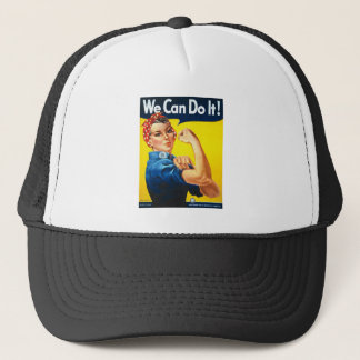 Rosy the Riveter T Shirt - Wir können es tun Truckerkappe