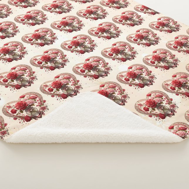 "Rosy Valentine Dreams" Sherpadecke (3/4)