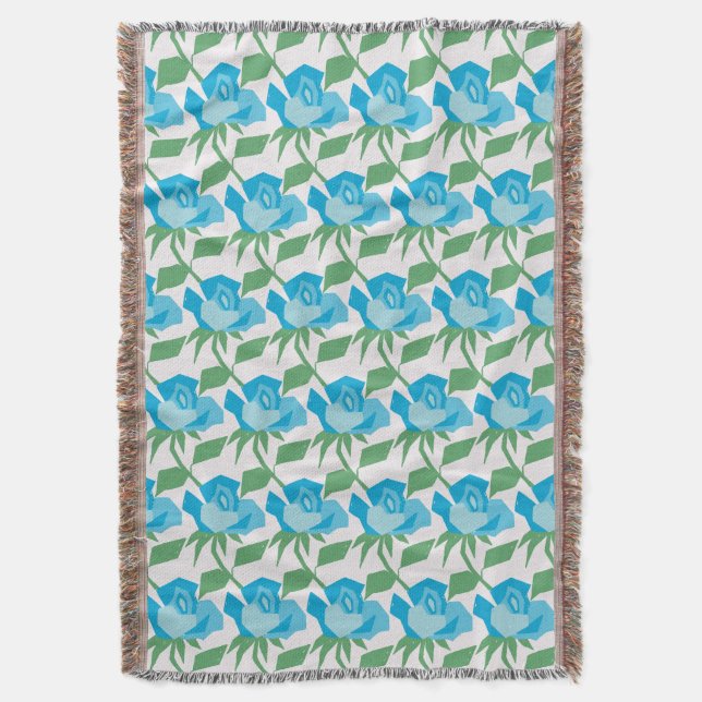 Rosy Whimsy Decke (Vorderseite Vertikal)