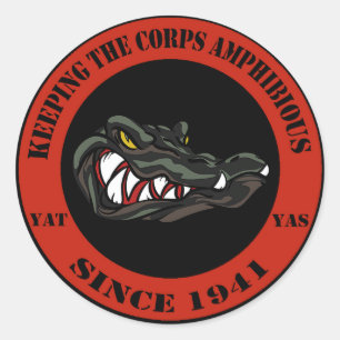 Rot 1941 runder aufkleber