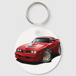 Rot 1977-78 Transportes morgens Schlüsselanhänger