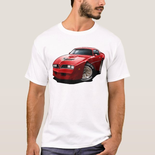 Rot 1977-78 Transportes morgens T-Shirt (Vorderseite)