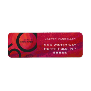 Rot 50 Dekade Geburtstag