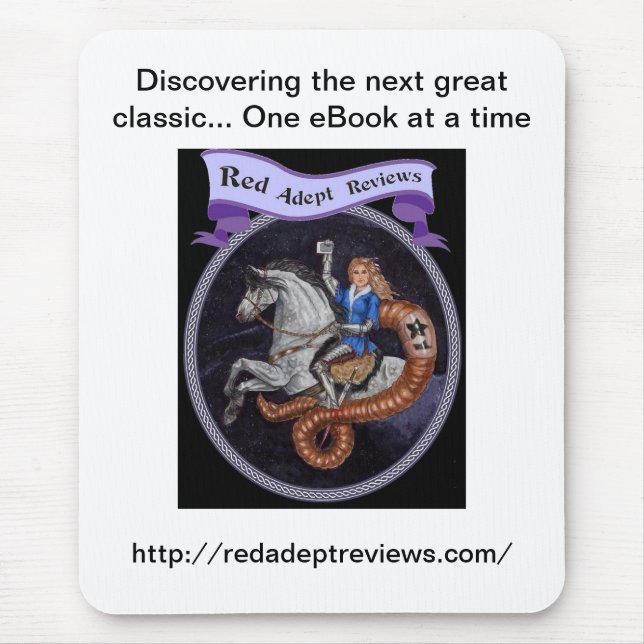 Rot-Adept wiederholt Mousepad (Vorne)