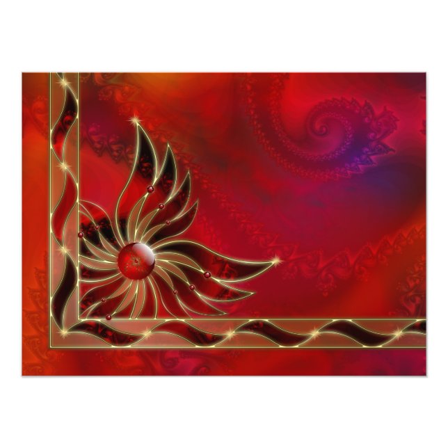 Rot als Foto drucken (Vorne)