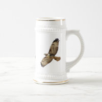 Rot angebundene Falke-Tasse