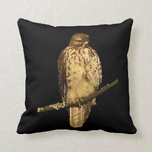 Rot angebundener Falke Kissen