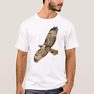 Rot angebundener Falke-Vogel-Tier-T - Shirt