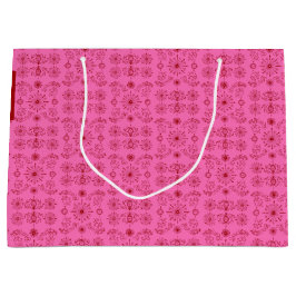 Rot auf Rosa  Große Geschenktüte