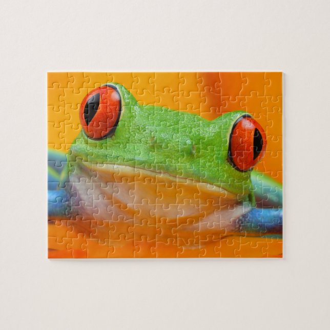 Rot-Auge Baum-Frosch-Puzzlespiel Puzzle (Horizontal)