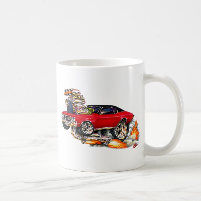 Rot-Auto 1970-72 Buicks GS Kaffeetasse (Rechts)