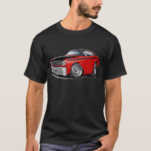 Rot-Auto 1970-74 des Staubtuch-340 T-Shirt
