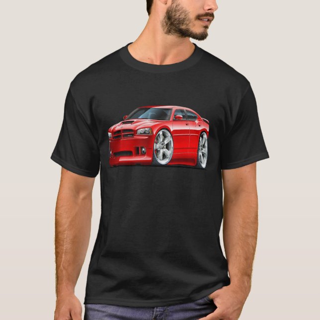 Rot-Auto 2006-10 des Ladegerät-SRT8 T-Shirt (Vorderseite)