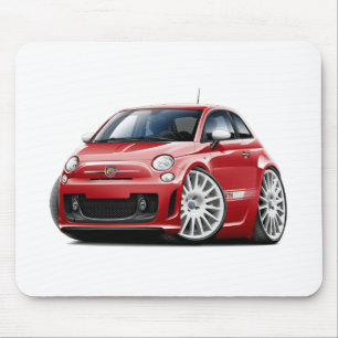 Rot-Auto Fiats 500 Abarth Mousepad