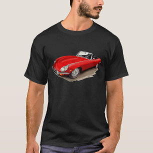 Rot-Auto Jaguars XKE T-Shirt