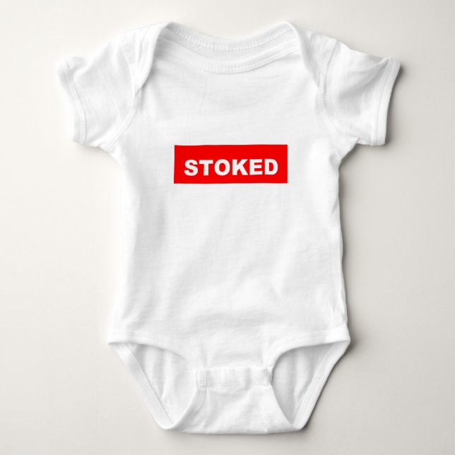 Rot Baby Strampler (Vorderseite)
