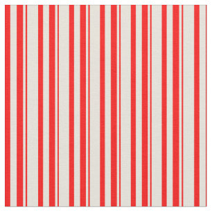 Rot-Beige-Muster Stoff