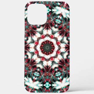 Rot bis grau cyan mandala simuliert Acrylteile Case-Mate iPhone Hülle