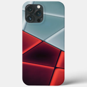 Rot bis graue Trapezoiden mit Option zum Ändern... Case-Mate iPhone Hülle