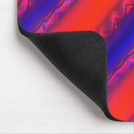 Rot bis königsblau breite Streifen in laktischem S Mousepad