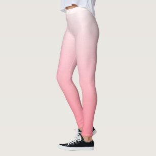 Rot bis Weißfarben Leggings