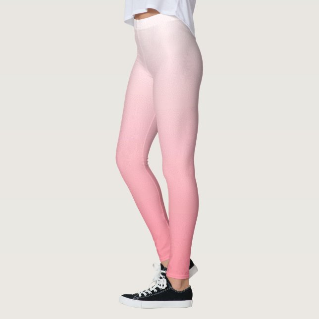 Rot bis Weißfarben Leggings (Links)