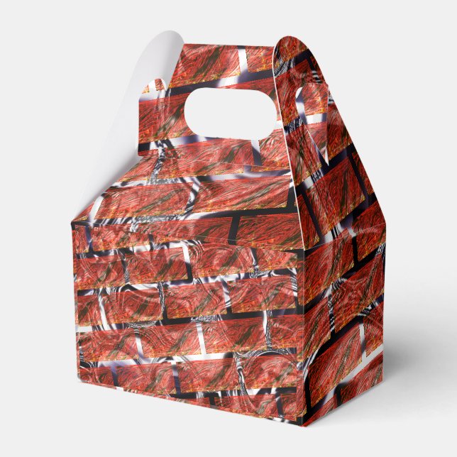 Rot, Blasen beim Gittern oder Backstein-Effekt? Me Geschenkschachtel (Vorderseite)