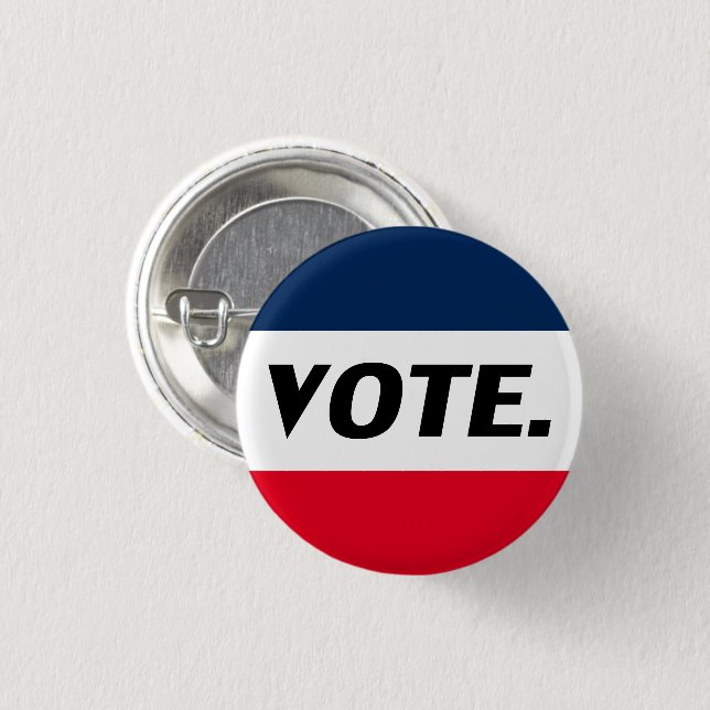 Rot-Blau-Blau-Moderne wählen Button (Vorne & Hinten)