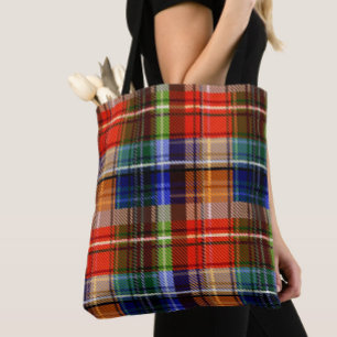 Rot Blau Grün Gelb Kariert Tartan Design