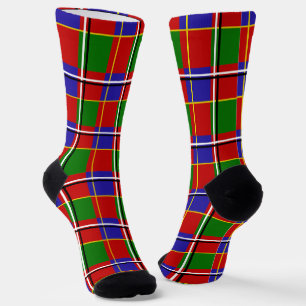 Rot Blau Grün Tartan Karo Socken