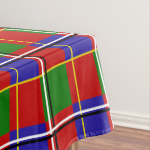 Rot Blau Grün Tartan Karo Tischdecke