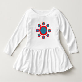 Rot-Blau-Henna-Muster Baby T-shirt