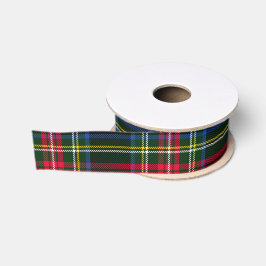 Rot & Blau Kariert Ripsband
