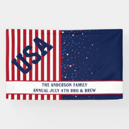 Rot-BlauUSA Patriotische US Flagge Banner