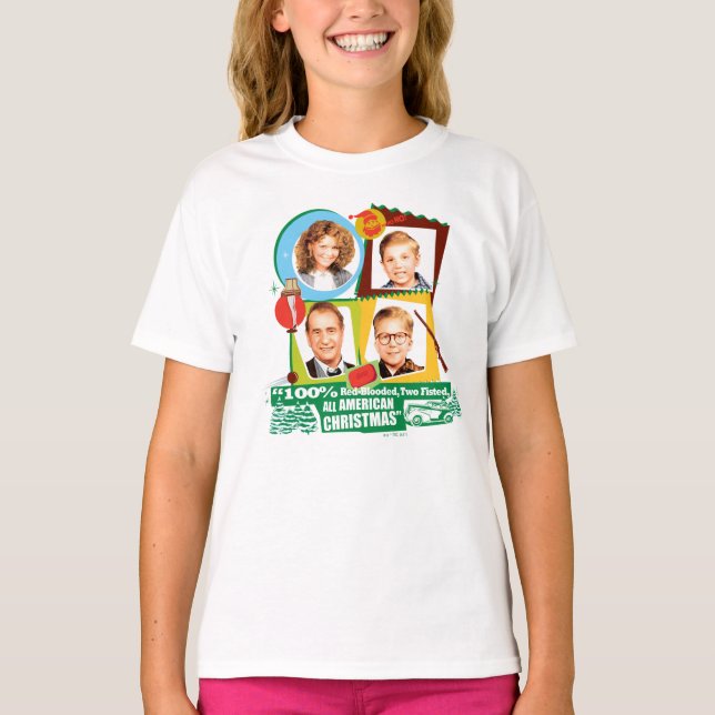 rot blutbedacht, zwei Fisted, ganz amerikanisch We T-Shirt (Vorderseite)