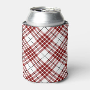 Rot-Bretter-Tartan kariert Dosenkühler